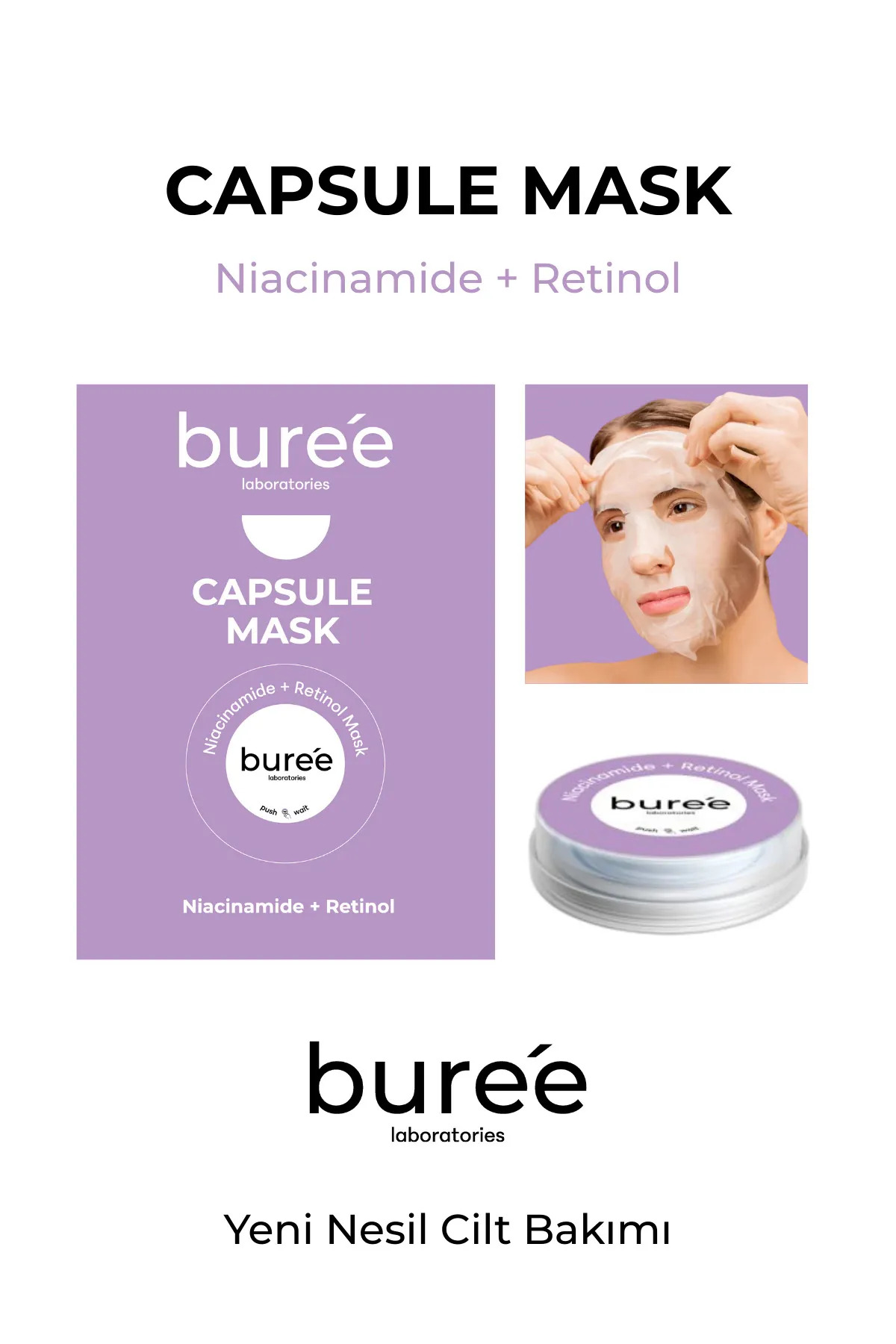 Kapsül Maske Niacinamide + Retinol Capsul Mask